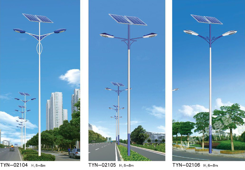 山東太陽能雙頭路燈 山東太陽能雙頭路燈
